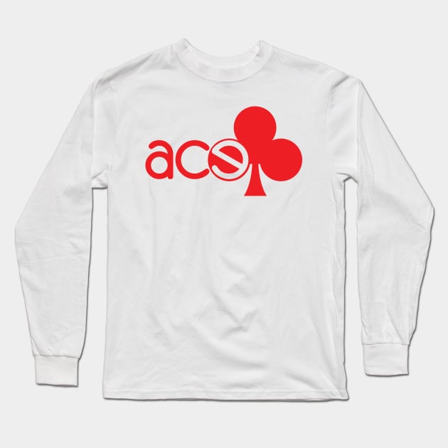 red ace club Long Sleeve T-Shirt by bigflacpro